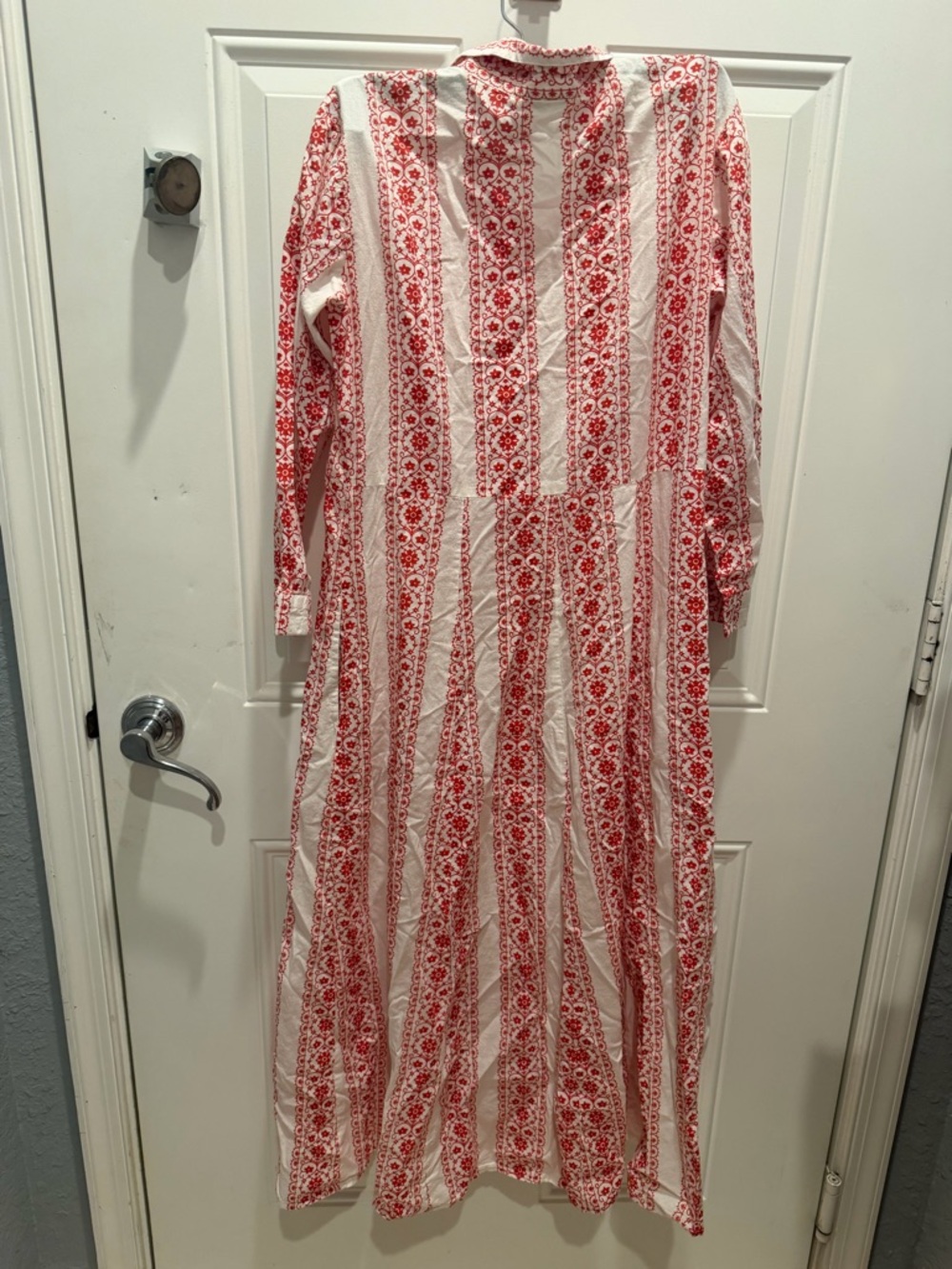 Julia Amory Shirt Dress - Currant Stripes - Picture 3 of 5